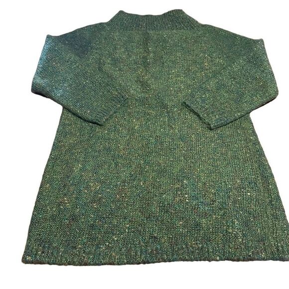 Colette Mordo for Sadimara Green Multicolor Mohair Wool Blend Sweater Dress Sz M - Picture 2 of 8